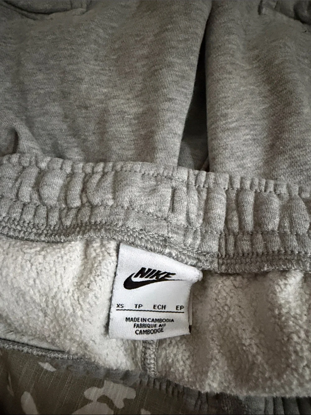 Nike Heather Gray Cargo Sweatpants